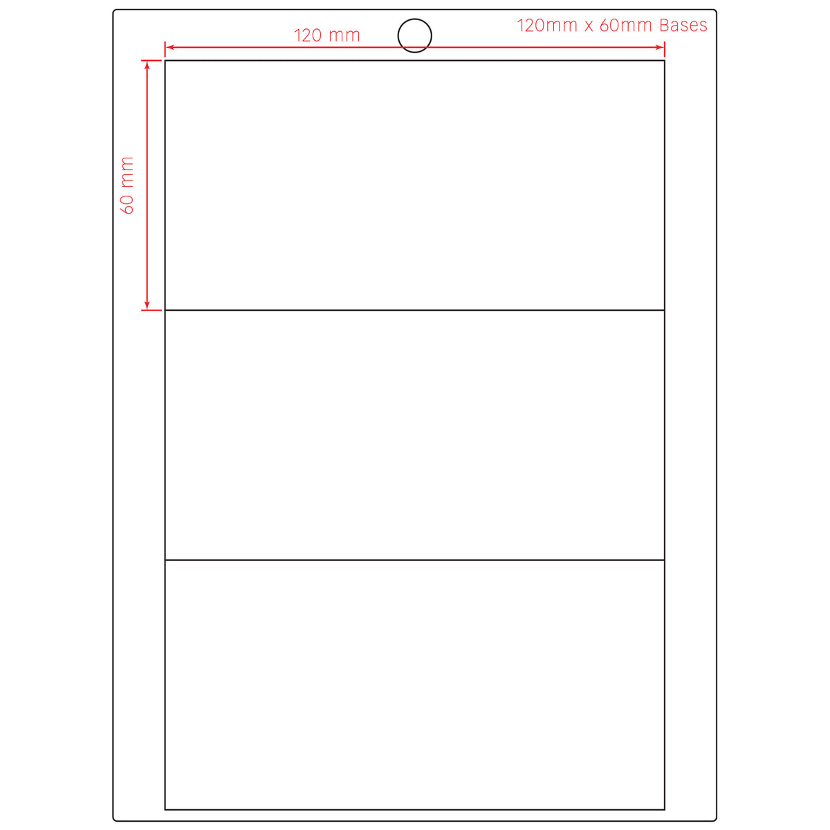 120 x 60 Bases