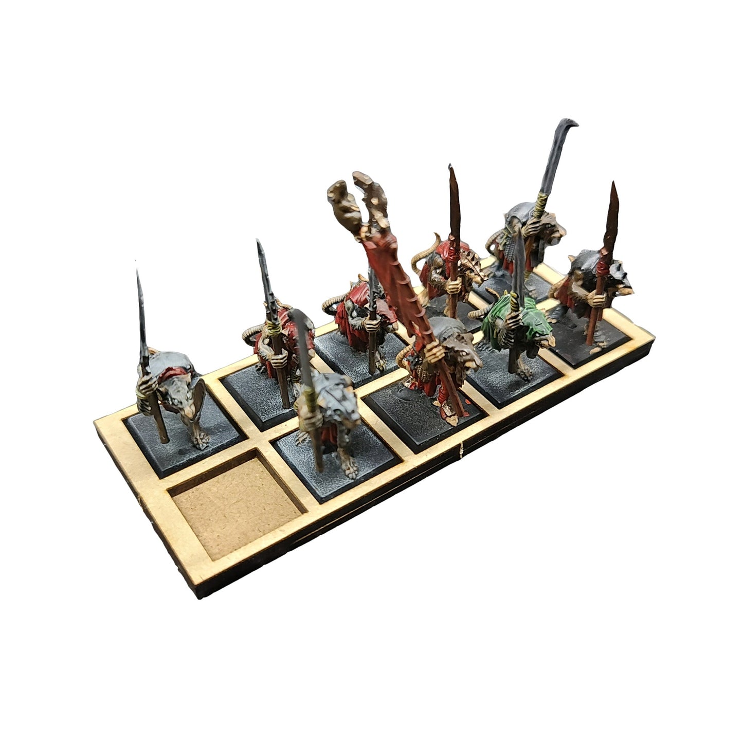 20 to 25mm conversion Square Base Movement Trays - Battlefield Accessories