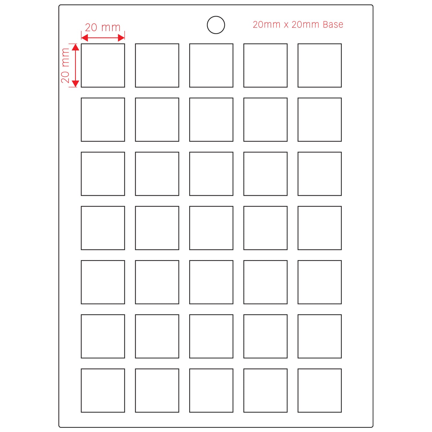 20 x 20 Bases