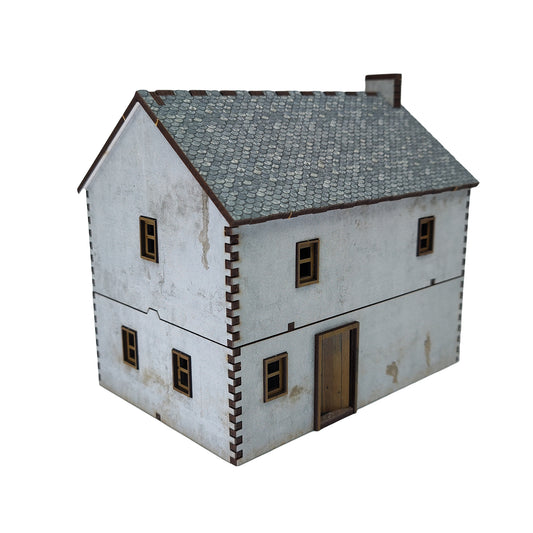Double Story Shop - White render - 28mm (TTR)