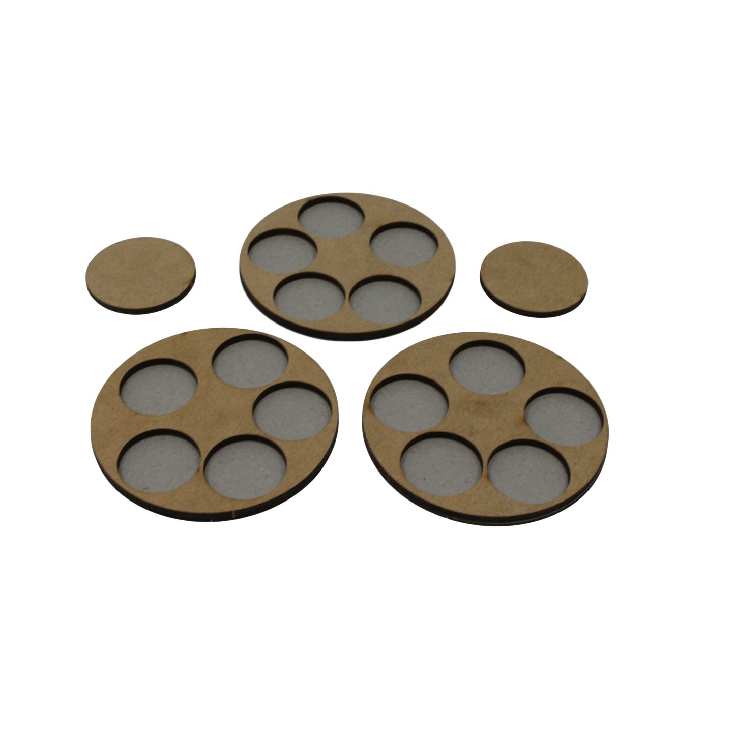 80mm Circle Tray - Battlefield Accessories