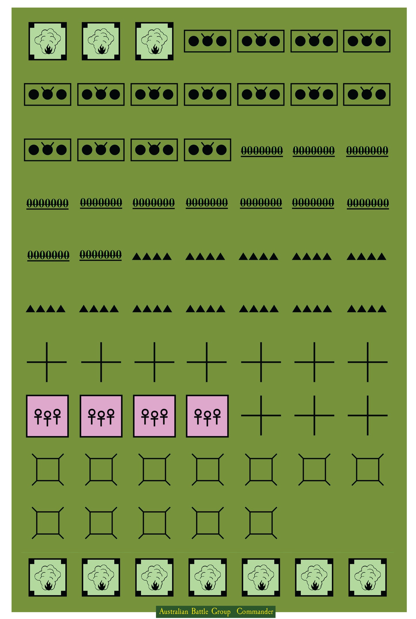 Australian Combined Arms Chit Set