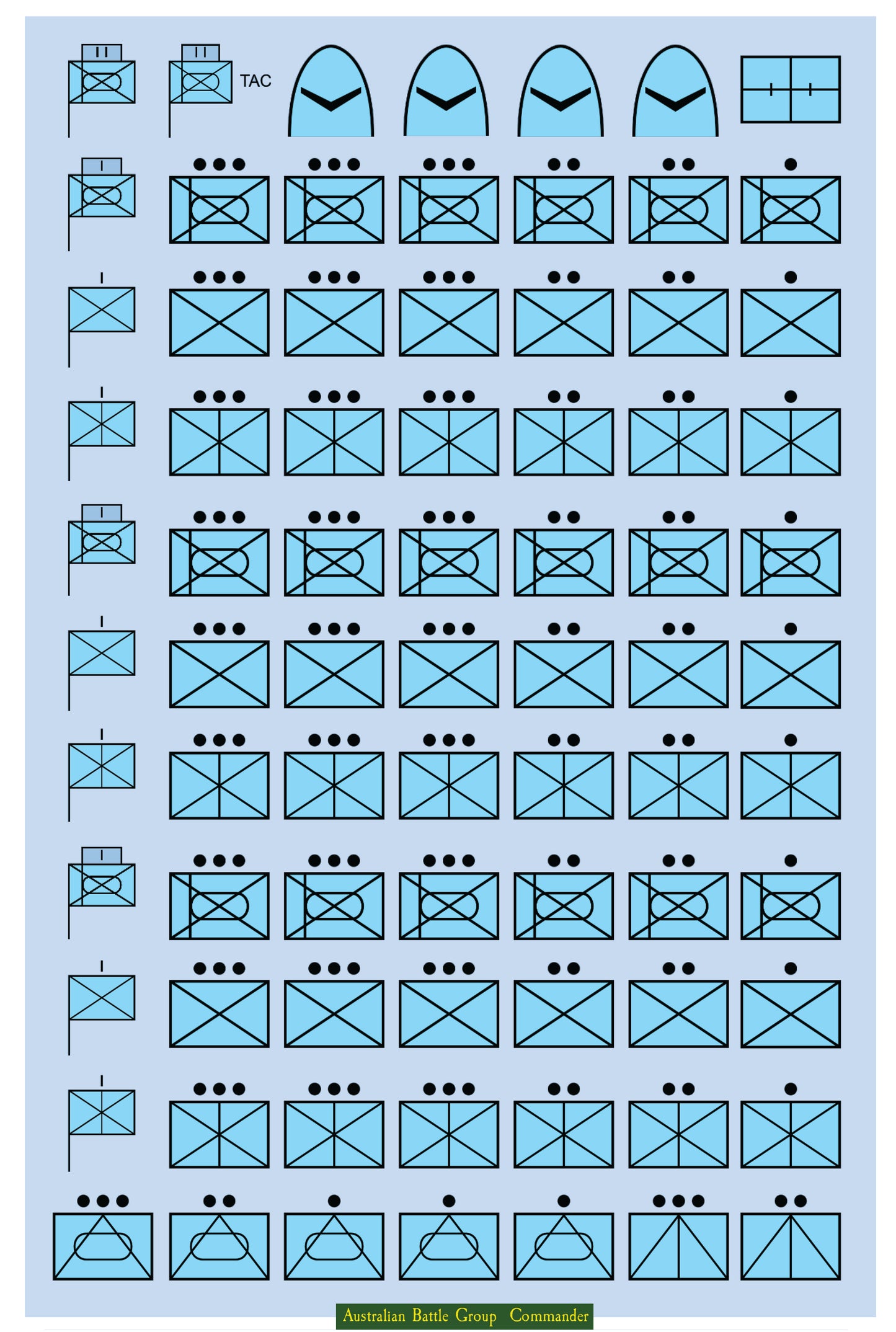 Australian Combined Arms Chit Set