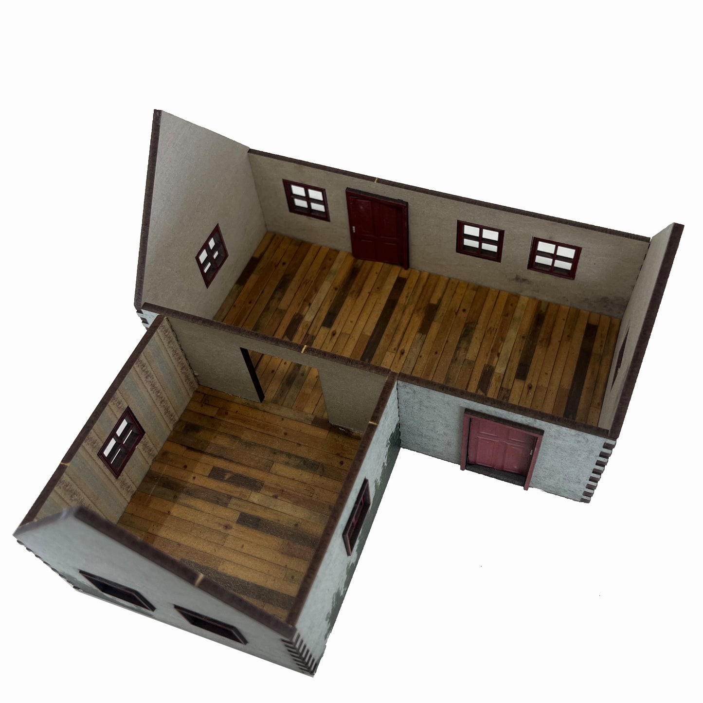 Village House 6 White Render - 28mm (TTR)
