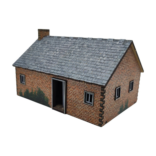 Village House 2 Brick - 28mm (TTR) - Battlefield Accessories
