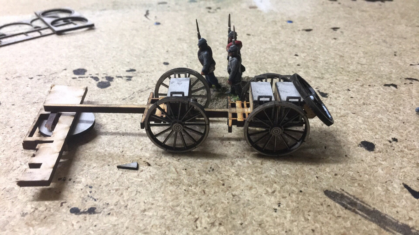 28mm ACW Caisson - Battlefield Accessories