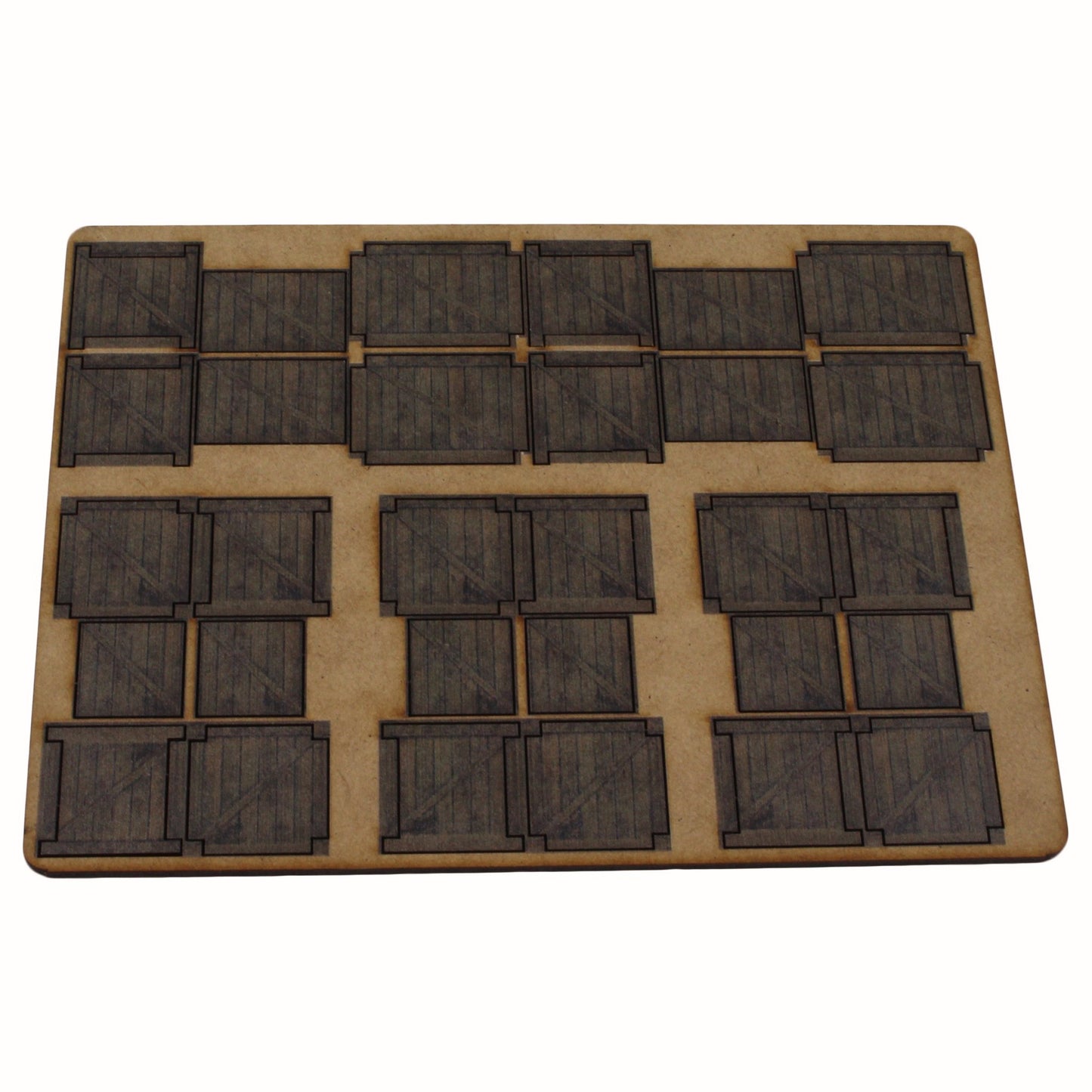 Crates Dark - 28mm (TTR) - Battlefield Accessories