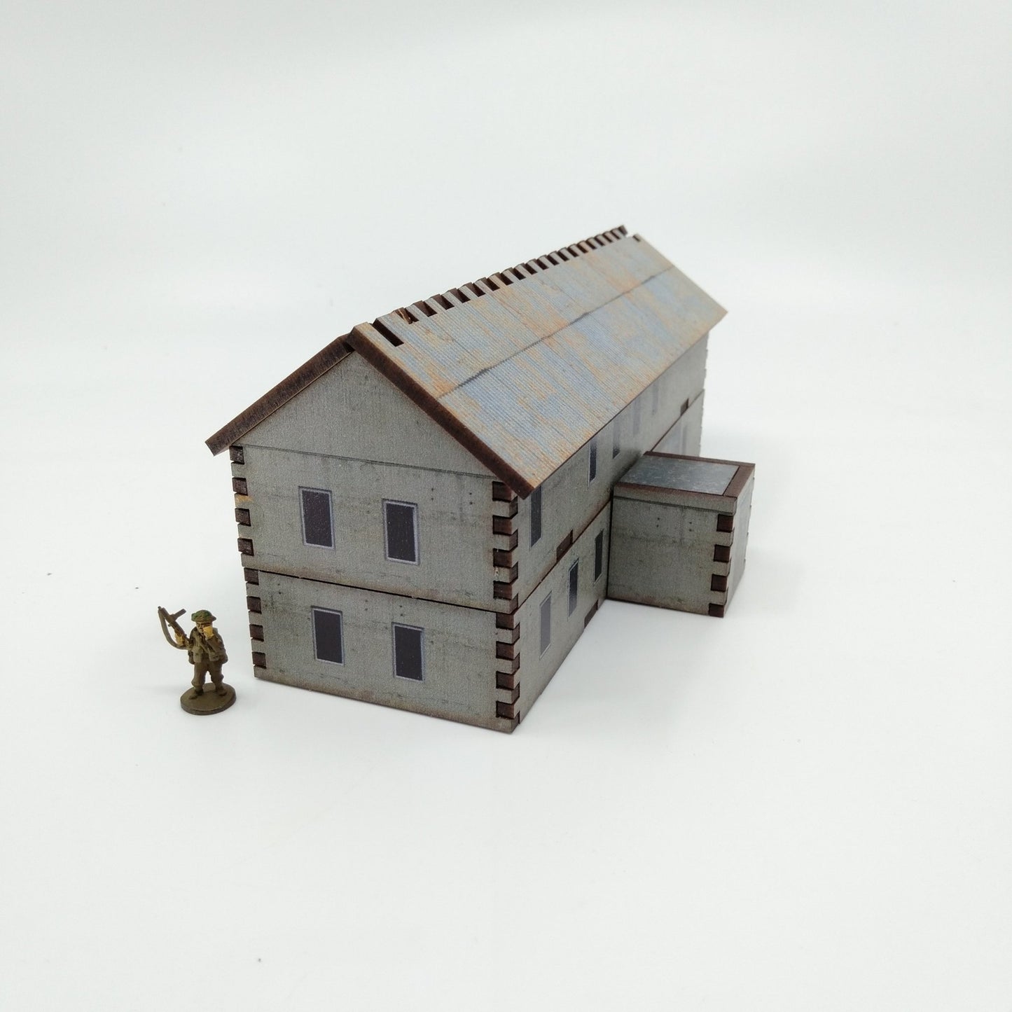 Double Story Warehouse - 15mm (TTR) (Two Variants) - Battlefield Accessories