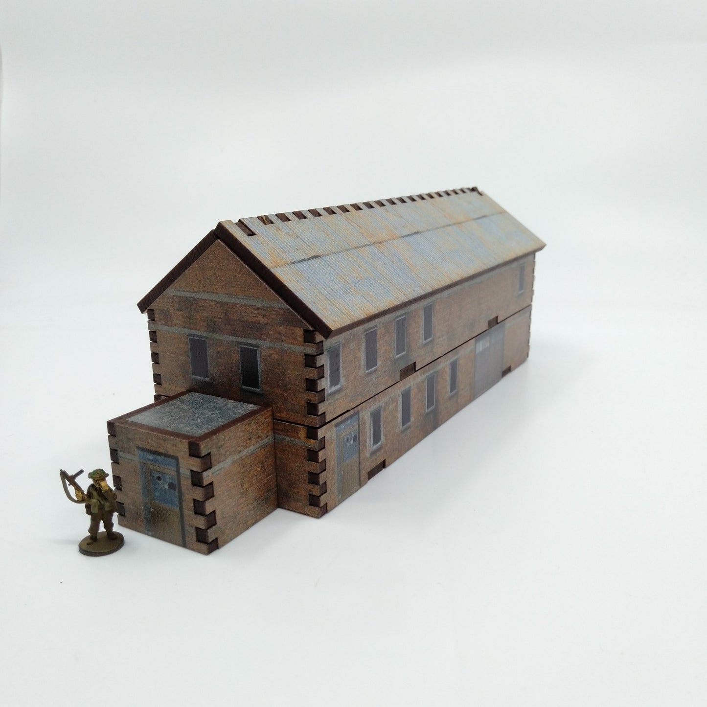 Double Story Warehouse - 15mm (TTR) (Two Variants) - Battlefield Accessories