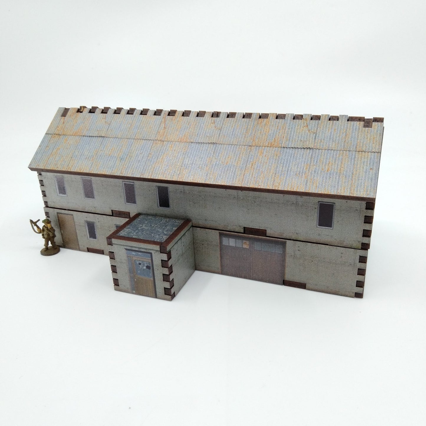 Double Story Warehouse - 15mm (TTR) (Two Variants) - Battlefield Accessories