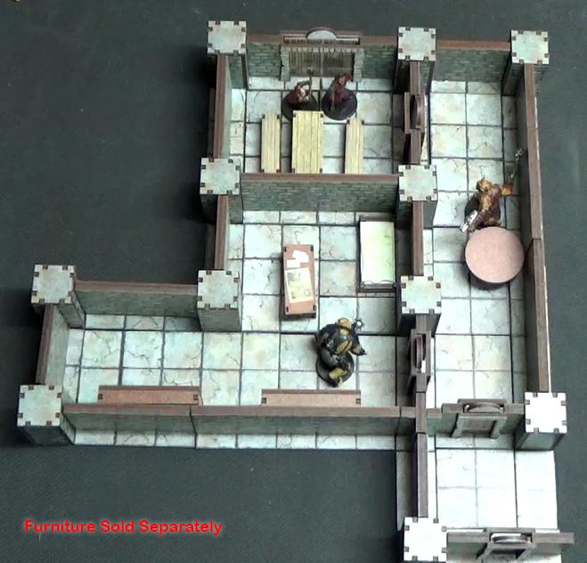 Dungeon Tiles Beginners Set (TTR) - Battlefield Accessories