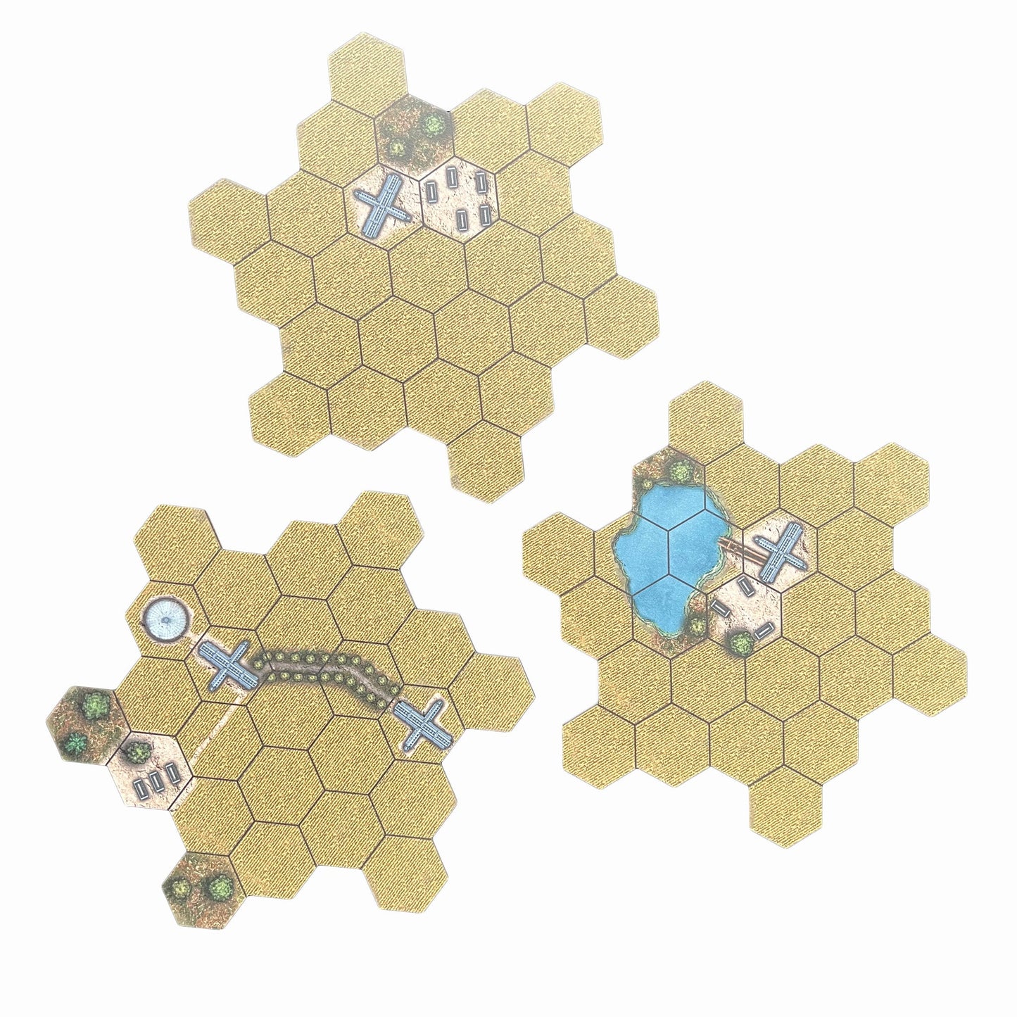Fields - microscale flex hex add on pack (TTR) - Battlefield Accessories