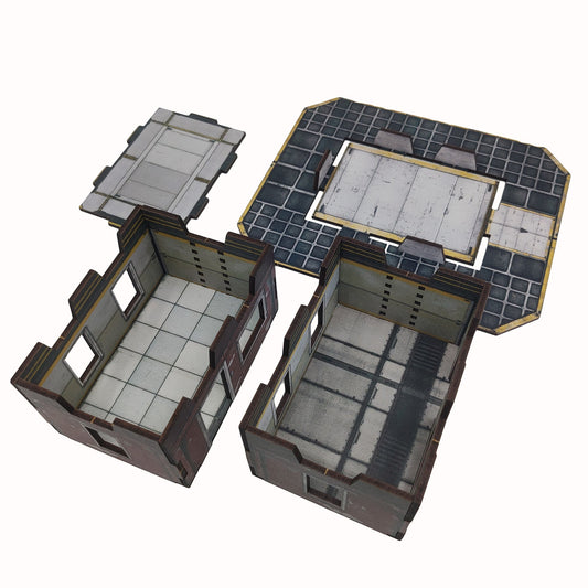 Hab Unit 1 Tower - 28mm (TTR) - Battlefield Accessories