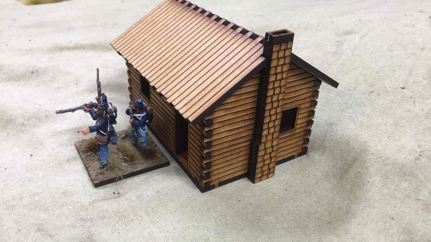 Log Cabin 1 - 28mm - Battlefield Accessories