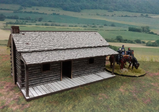 Log Cabin 1 - 28mm (TTR) - Battlefield Accessories