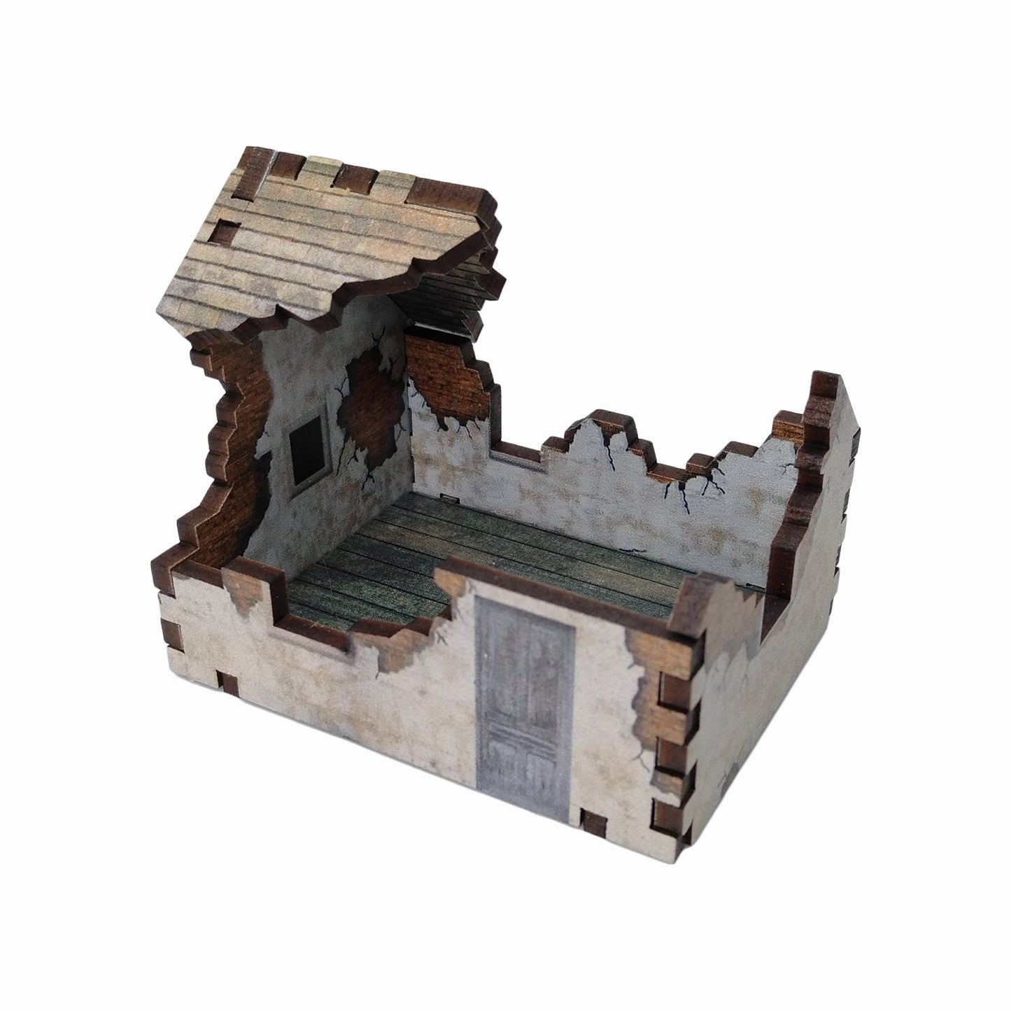 Ruined Houses - 20mm (TTR) - Battlefield Accessories