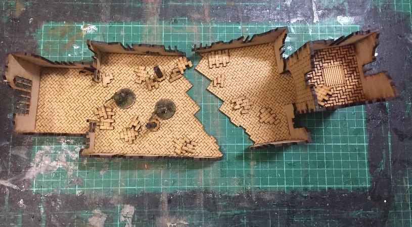 Ruined Stone Church 28mm - Battlefield Accessories