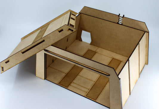 Sci-Fi Large Vehicle Hangar 28mm - Battlefield Accessories