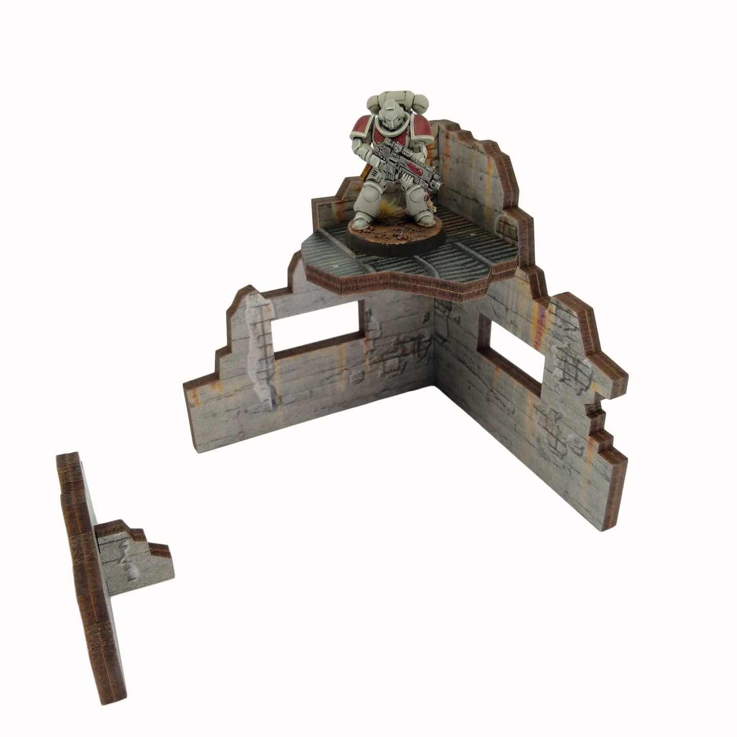 Scifi City Ruin 1 - 28mm (TTR) - Battlefield Accessories