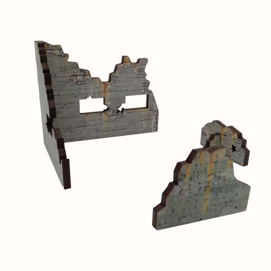 Scifi City Ruin 5 - 28mm (TTR) - Battlefield Accessories