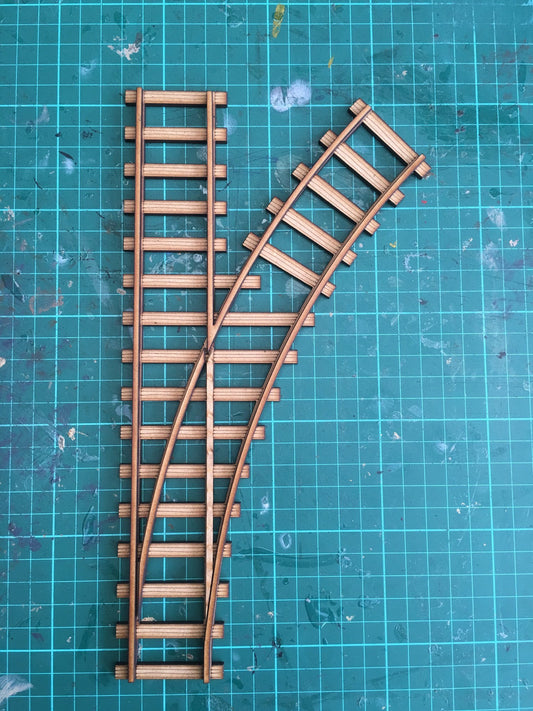 Train track points 45o right - Battlefield Accessories