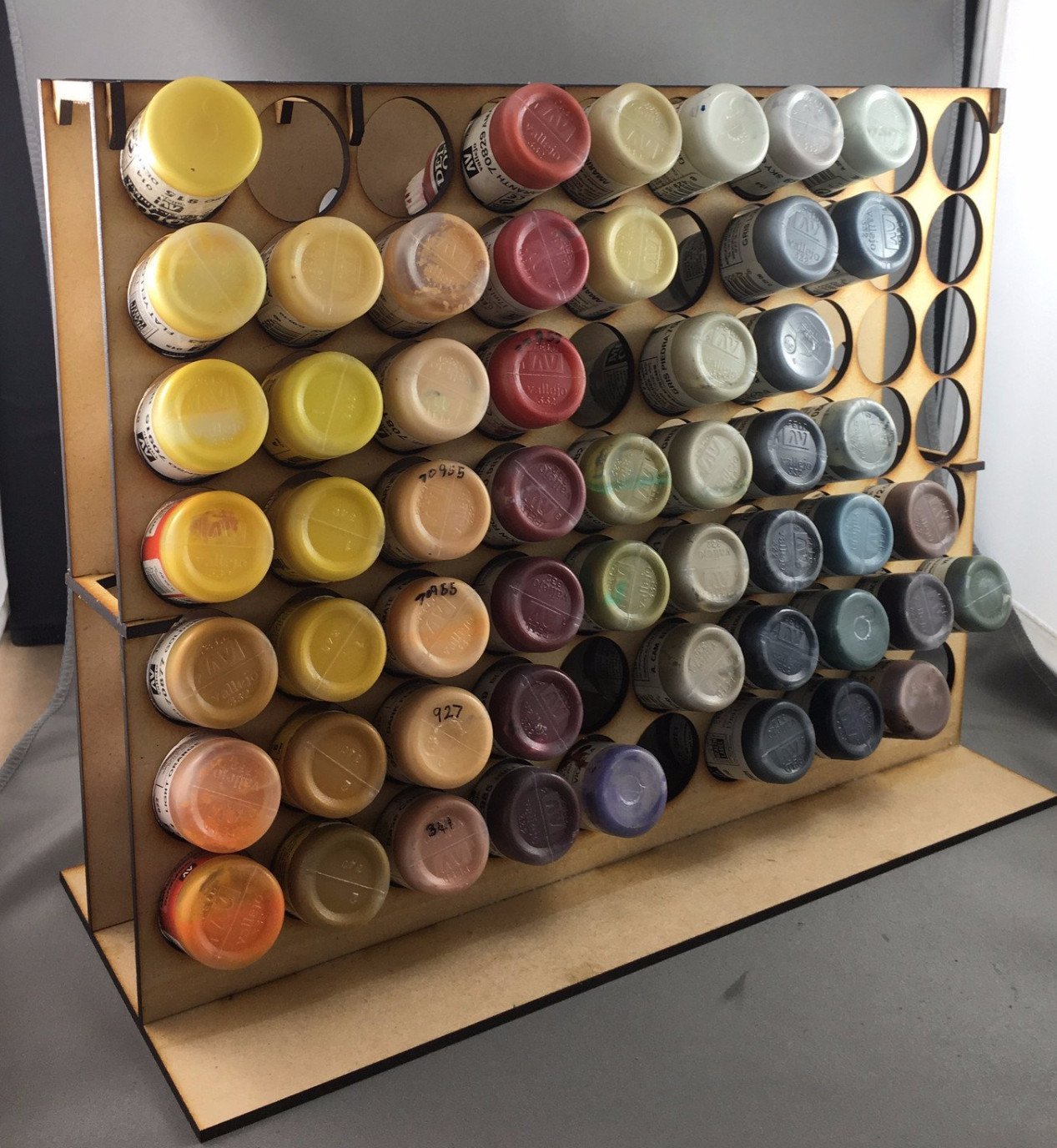 Vertical paint rack (70 paint capacity) - Battlefield Accessories
