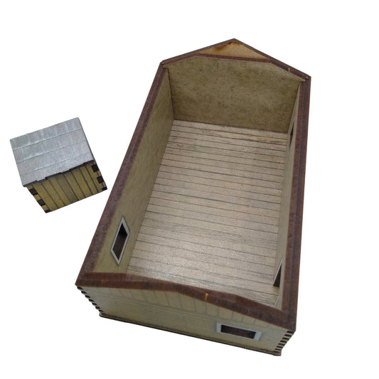 Village House 4 Yellow Weatherboard - 28mm (TTR) - Battlefield Accessories