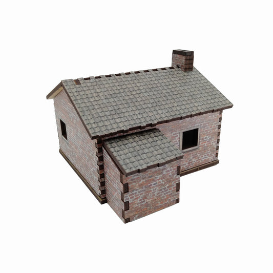 Village House 5 Brick - 28mm (TTR) - Battlefield Accessories