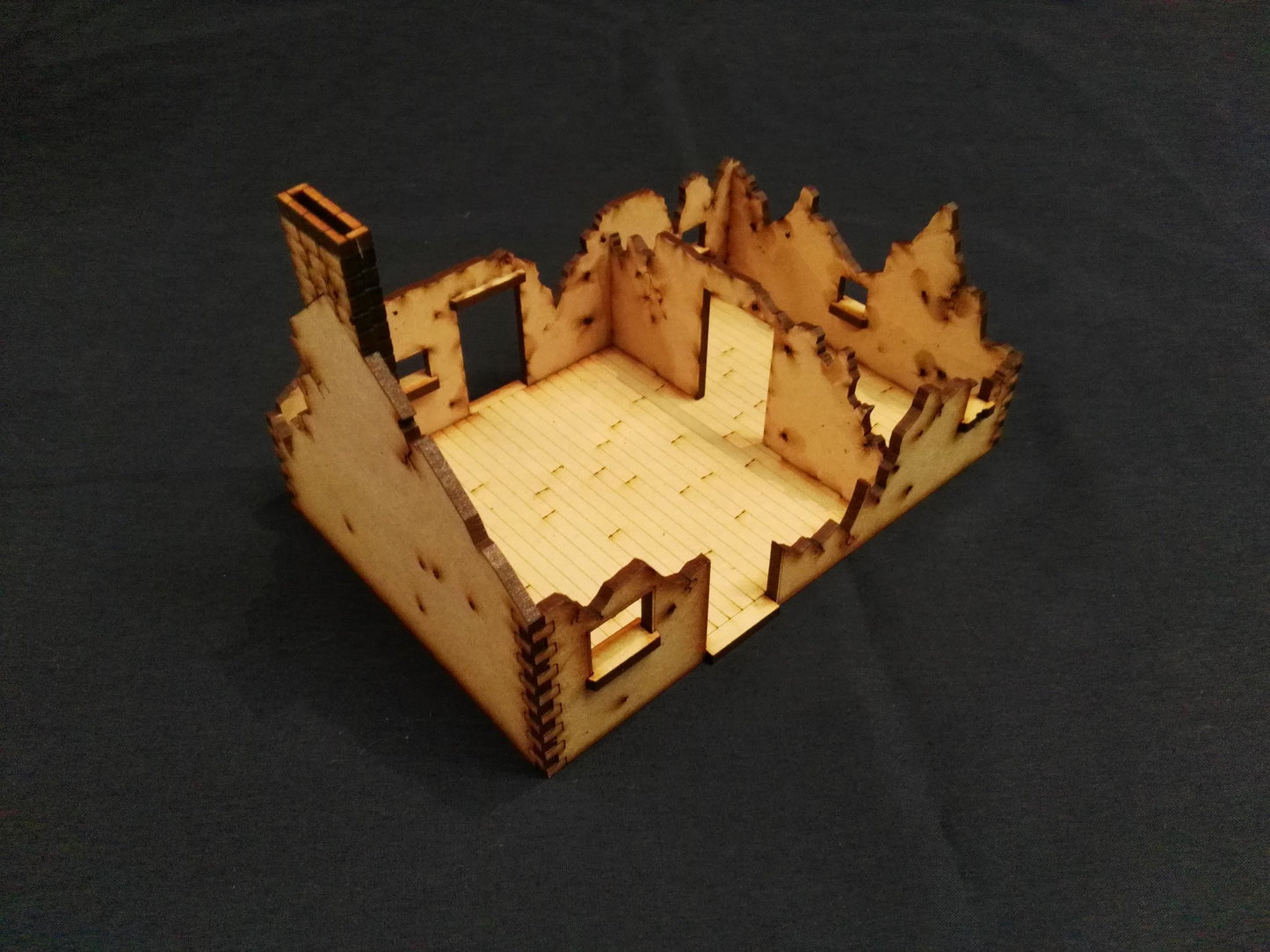 Village House ruin 2 28mm - Battlefield Accessories