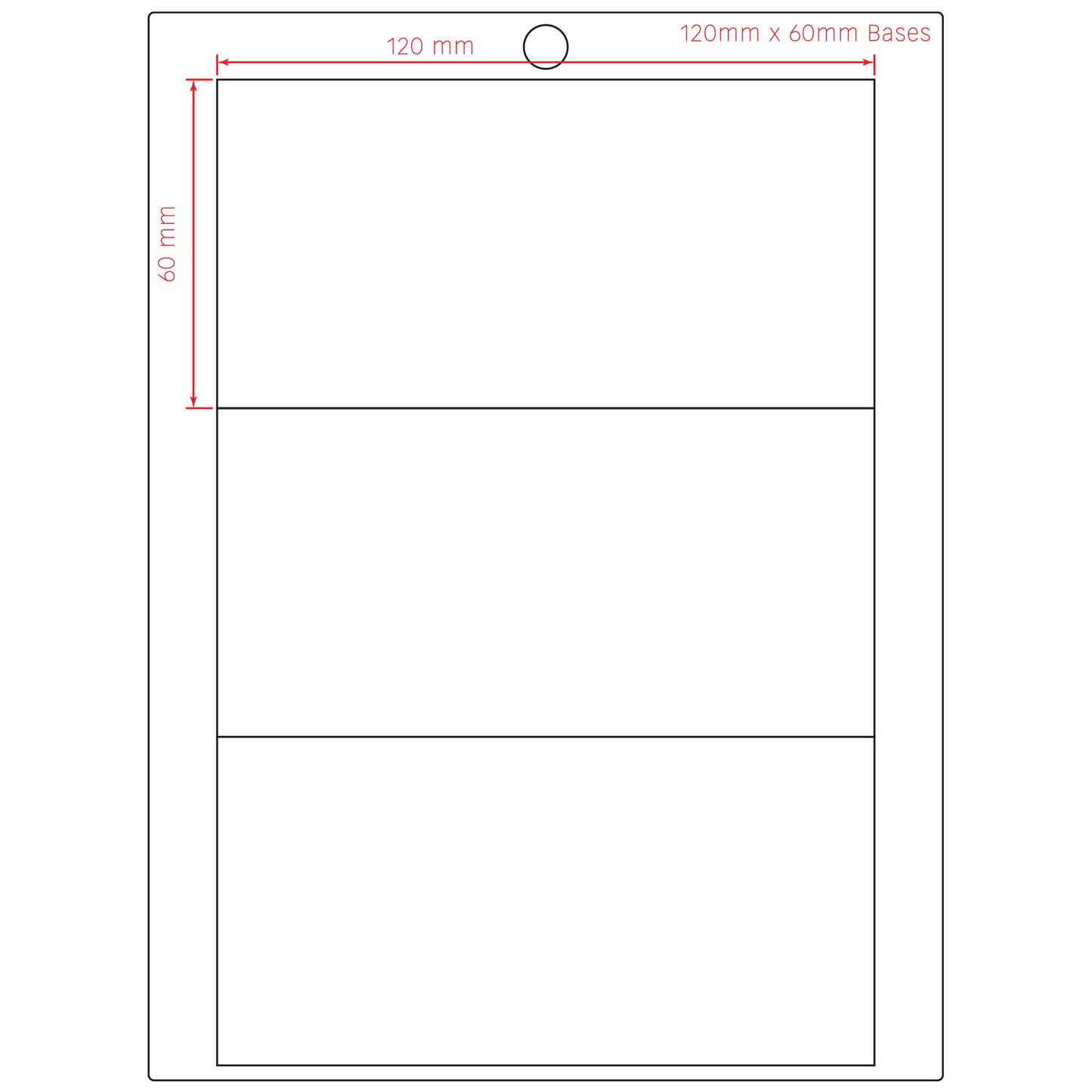120 x 60 Bases