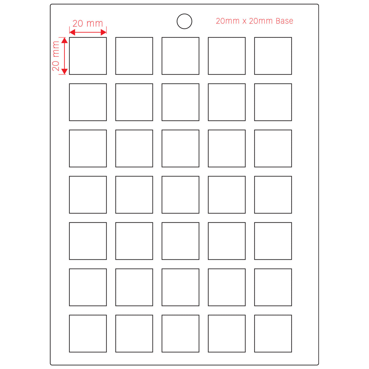 20 x 20 Bases