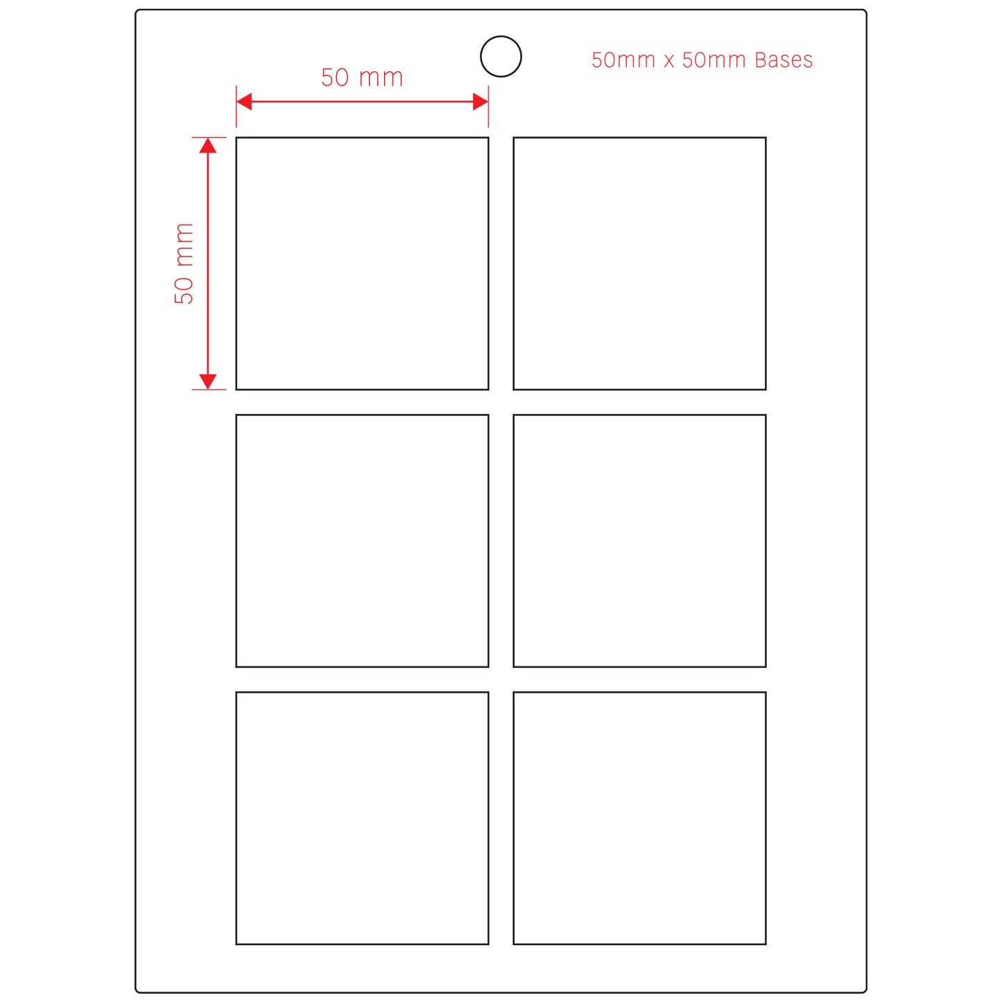 50 x 50 Bases