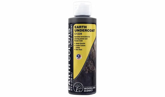 Woodland Scenics Earth Undercoat Ter Paint 8 Oz