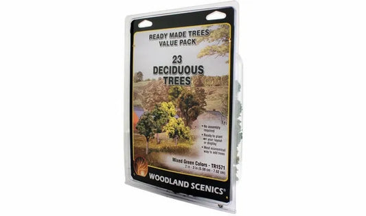 Woodland Scenics 3In - 5In Rm Real Gr Decid 14/Pk