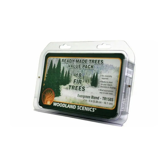 Woodland Scenics 2In - 4Inrm Real Evergreen Bl 18/Pk