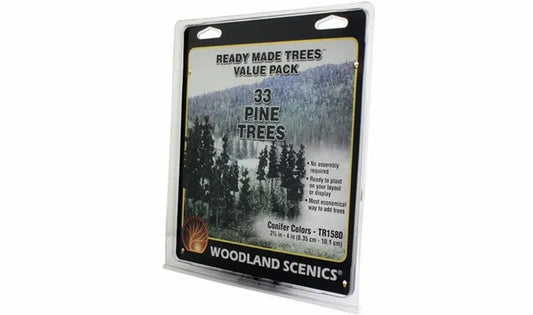 Woodland Scenics 2 1/2In - 4In Rm Real Pine 33/Pk