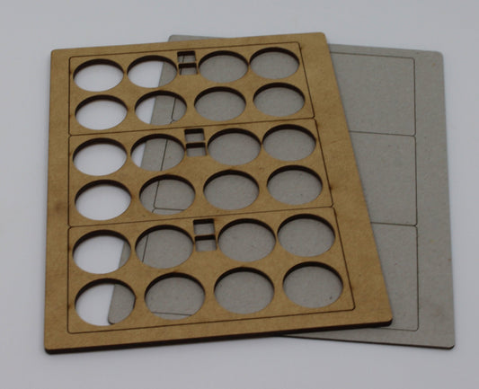 120x60 Movement Tray (with 8mm Dice Cutout) - Battlefield Accessories