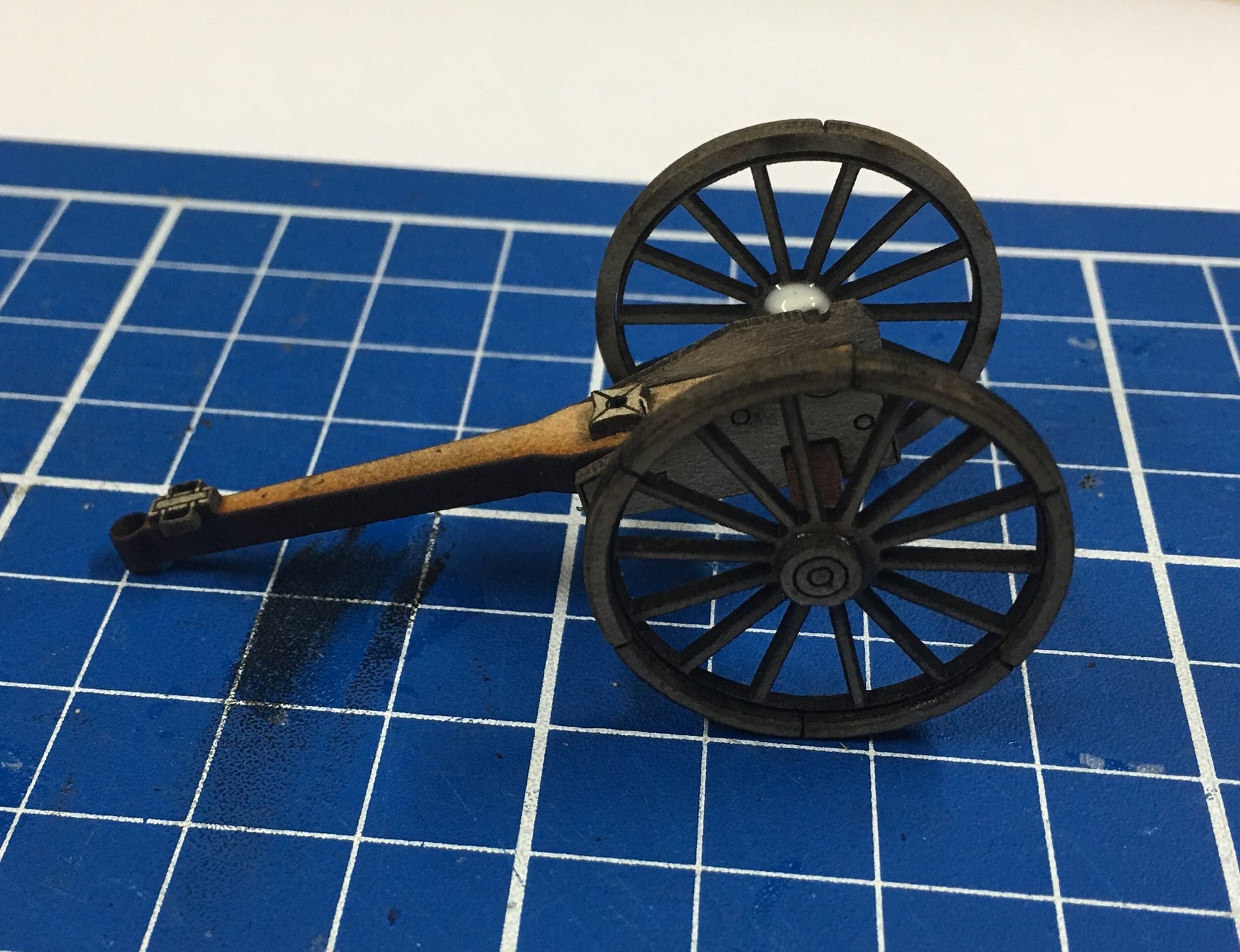 28mm ACW Gun Carriage - Battlefield Accessories