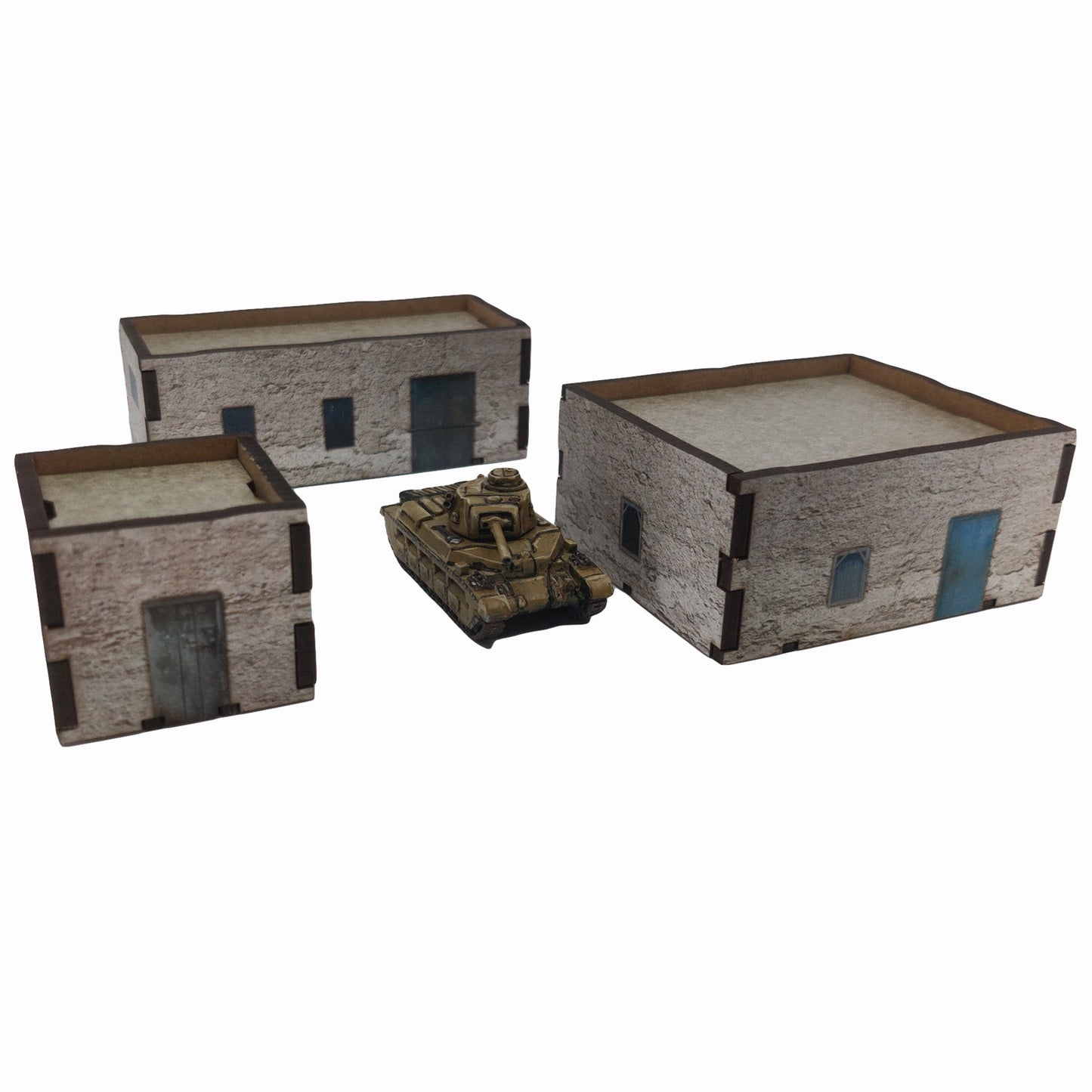 Adobe Houses - 15mm (TTR) - Battlefield Accessories