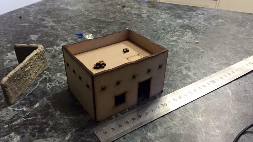 Afghan house 1 28mm - Battlefield Accessories