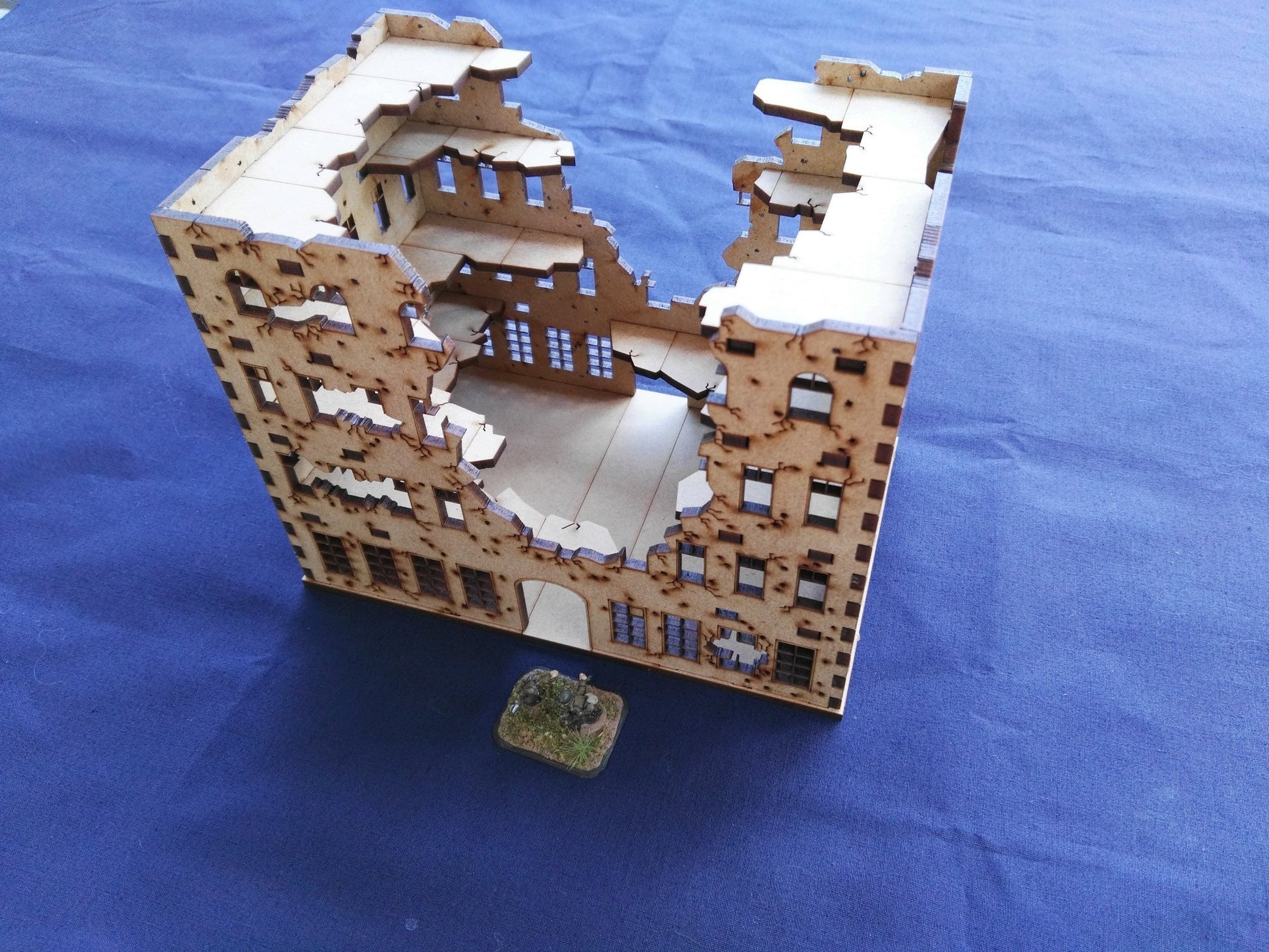 Bombed Apartment Building 1 - 15mm - Battlefield Accessories