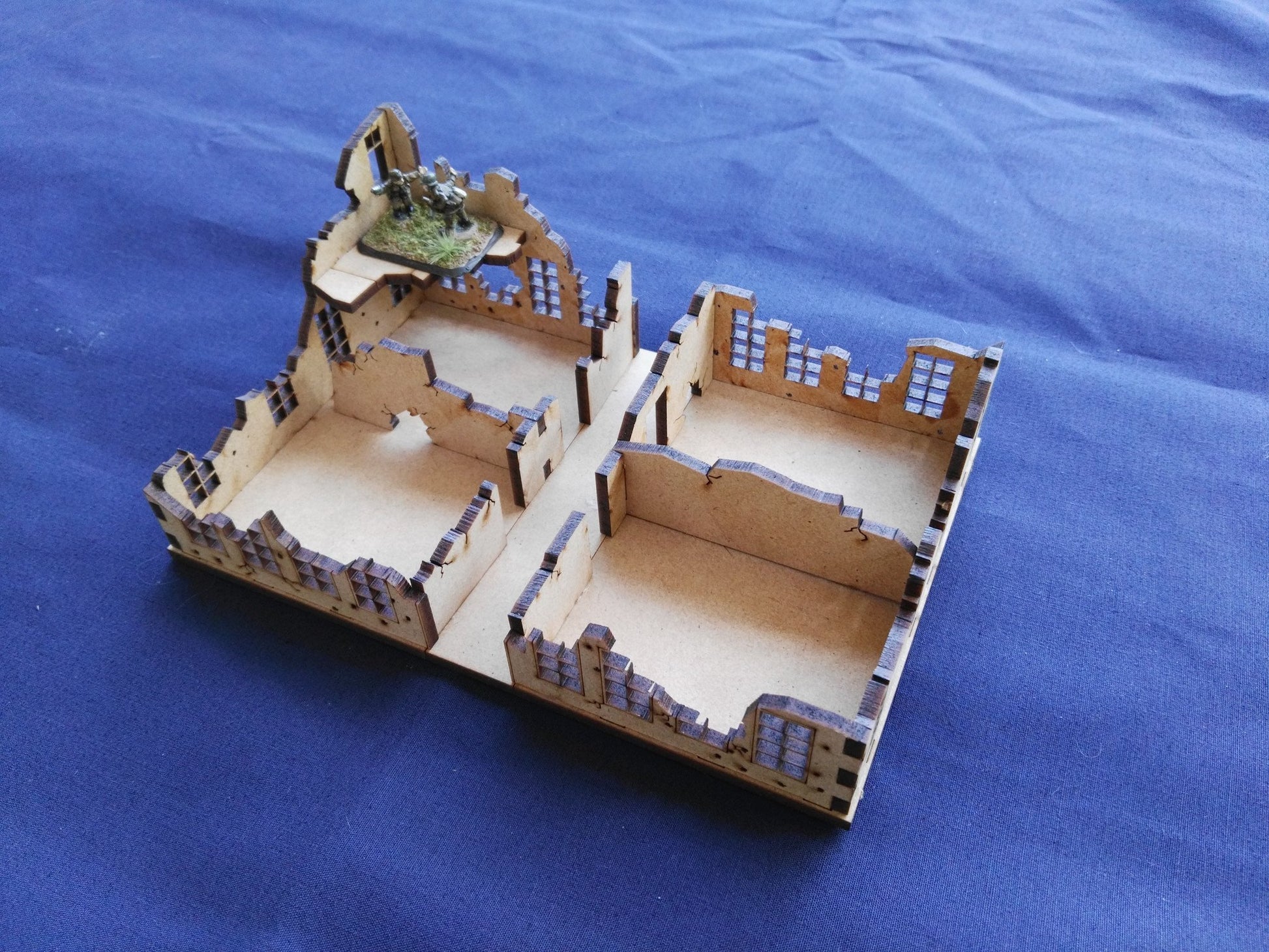 Bombed Apartment Building 4- 15mm - Battlefield Accessories