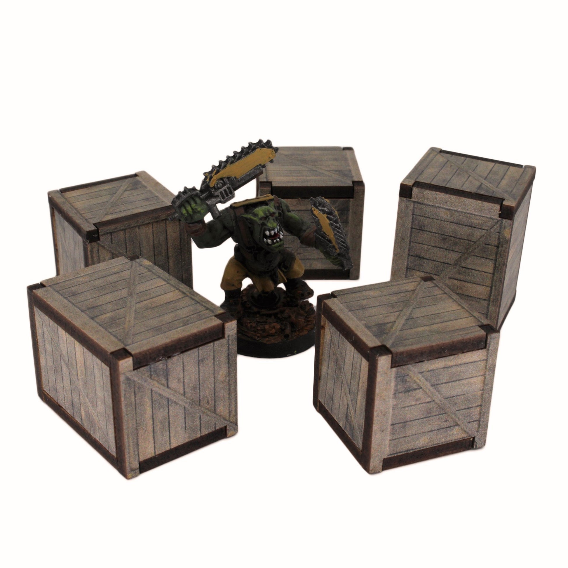 Crates Light - 28mm (TTR) - Battlefield Accessories