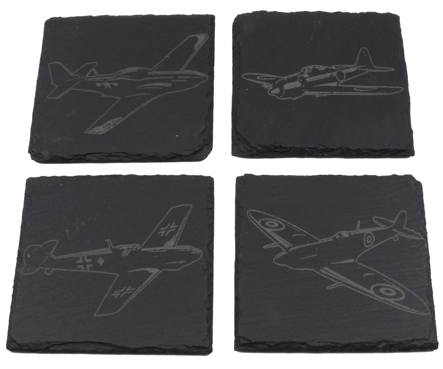 Engraved Slate Coasters - Battlefield Accessories