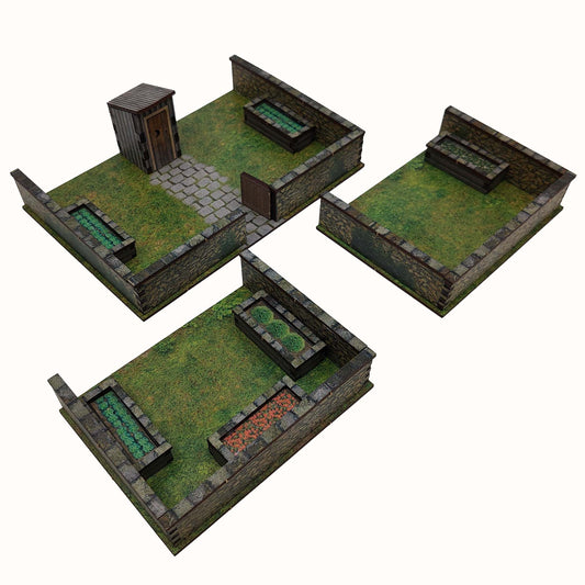 Gardens 1 - 28mm (TTR) - Battlefield Accessories