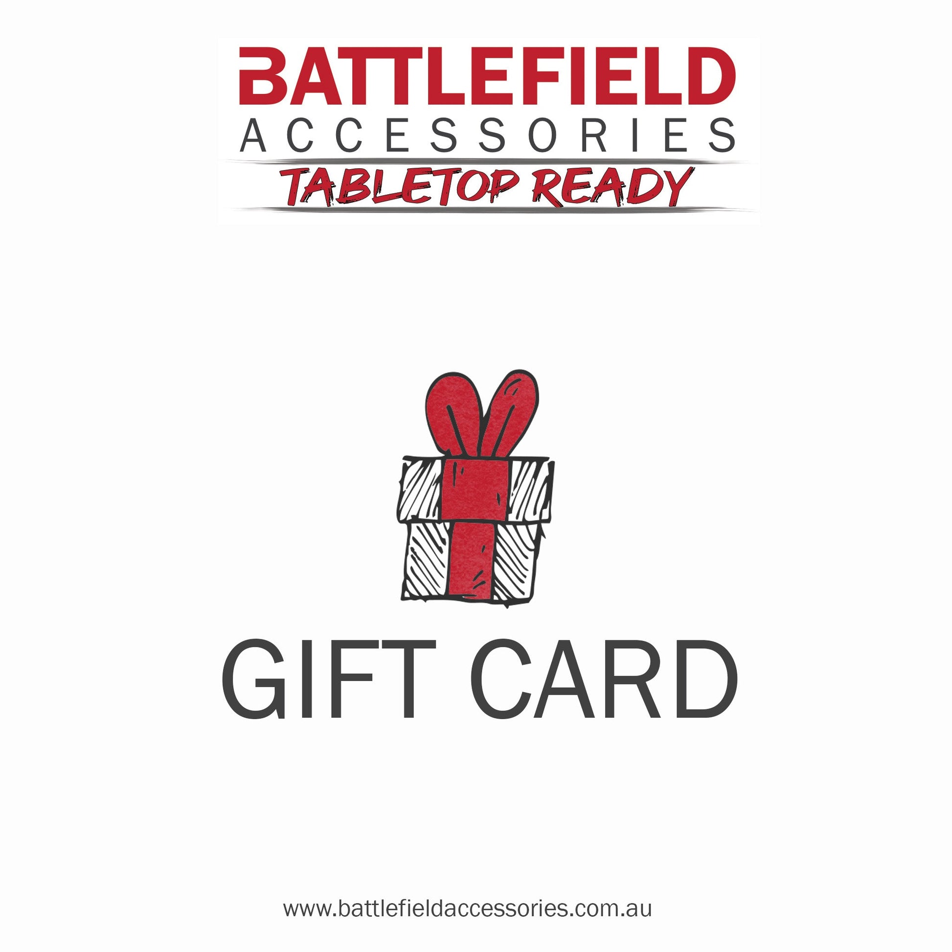 Gift Card - Battlefield Accessories - Battlefield Accessories