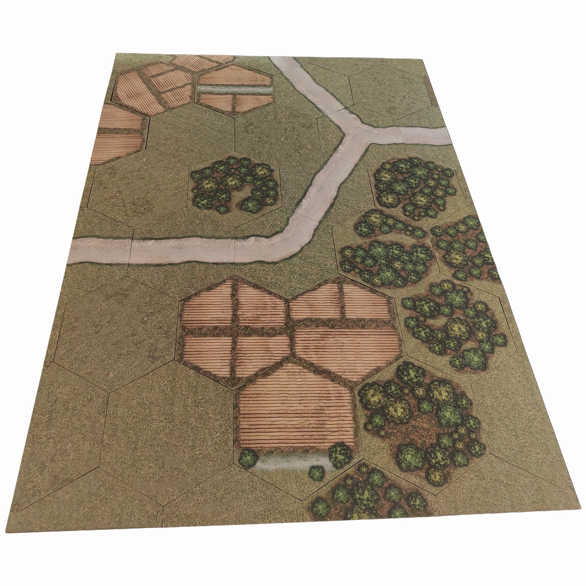 Grass Flex Hex Board 180 x 120 (TTR) - Battlefield Accessories