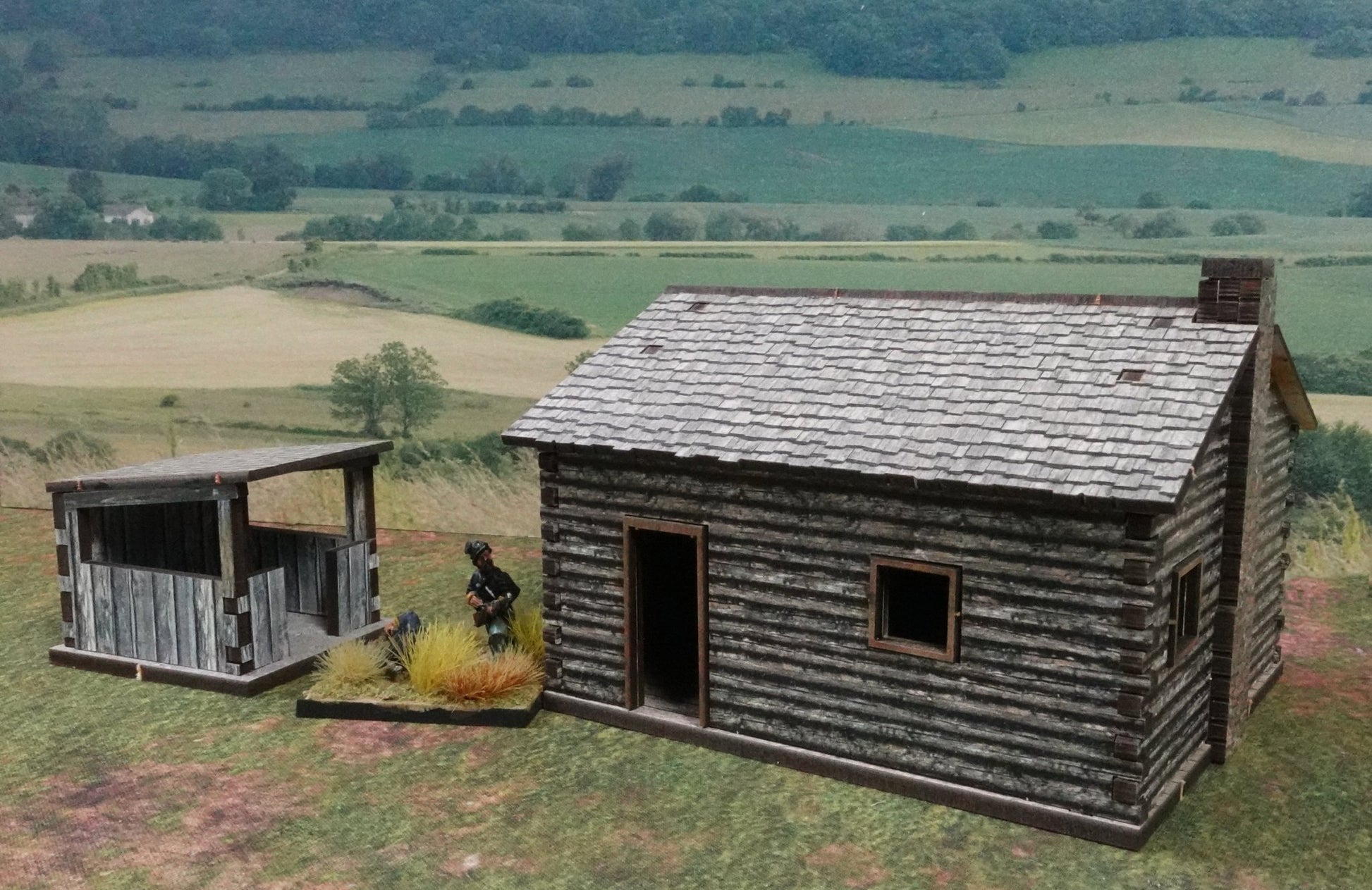 Log Cabin 2 - 28mm (TTR) - Battlefield Accessories