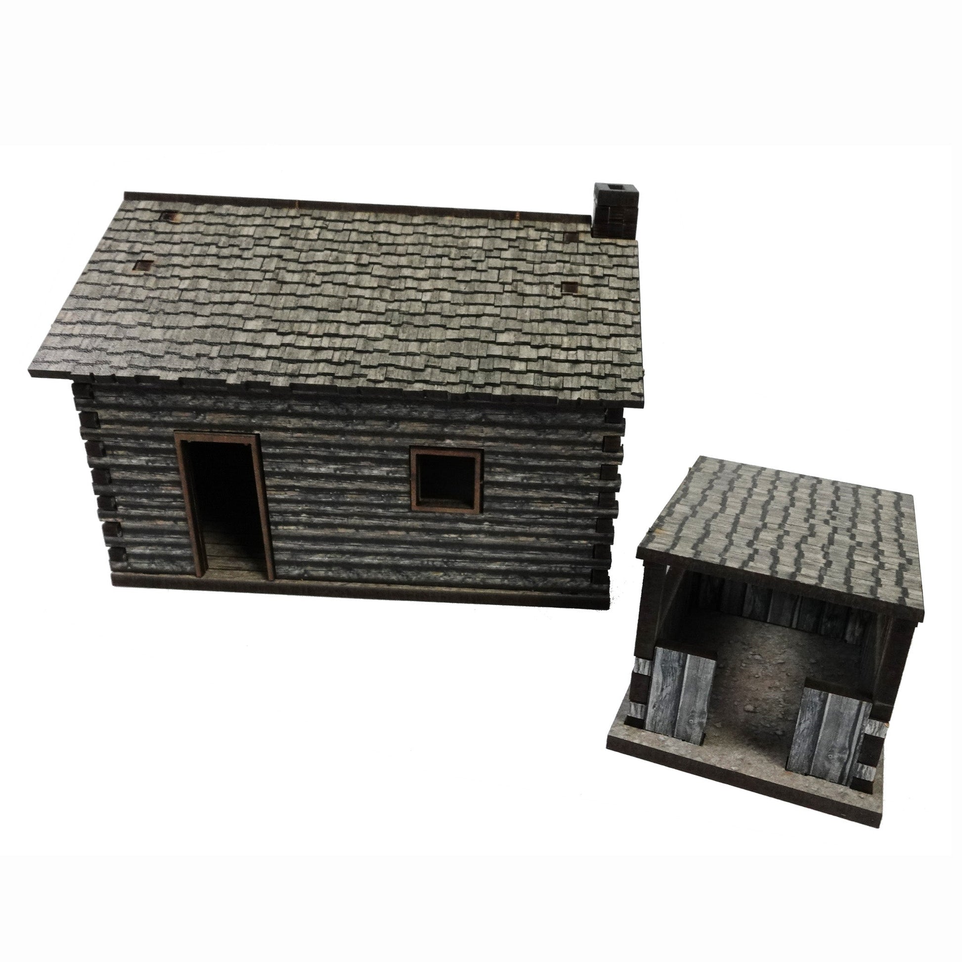 Log Cabin 2 - 28mm (TTR) - Battlefield Accessories