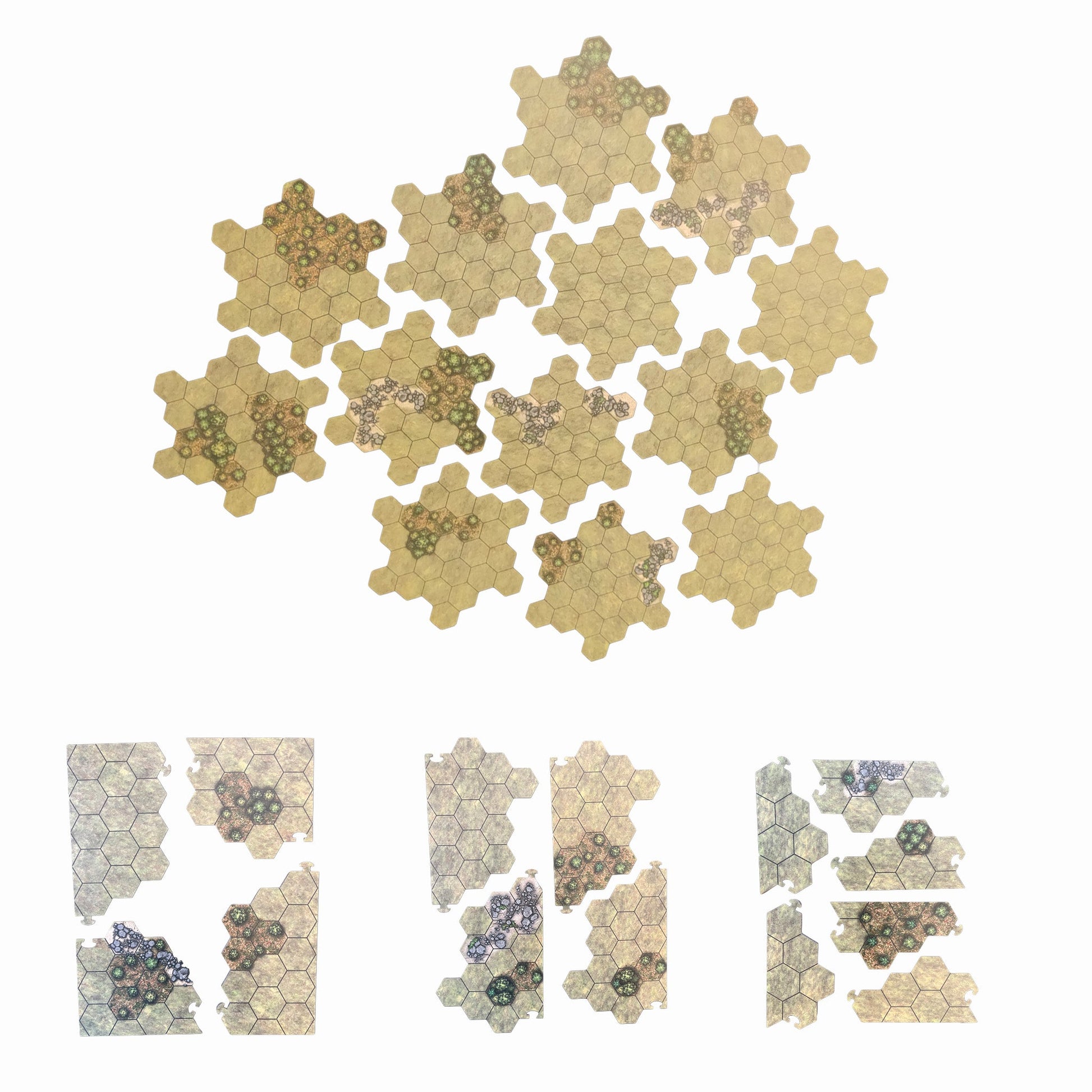 Microscale Flex Hex Board (TTR) - Battlefield Accessories